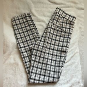 High Waisted Plaid Pants Size XS